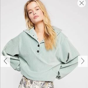 Free People Corduroy Pull Over Serena